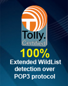 Tolly Certified: 100% POP3